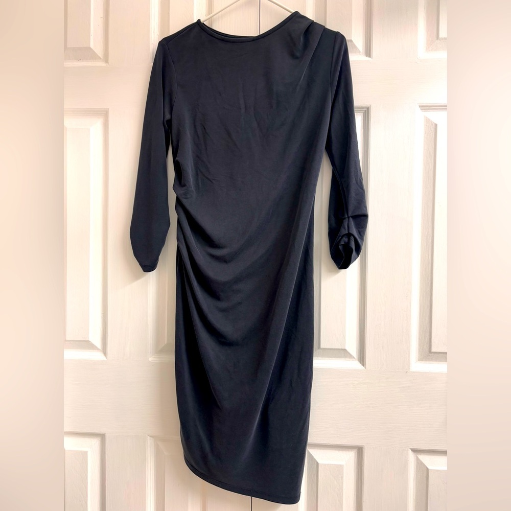 Topshop navy dress